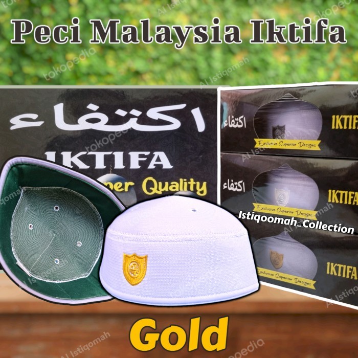 Peci Malaysia Iktifa Seperti Kopyah Putih Haji Abdul Karim A3 #Gratisongkir #Sale #Discount