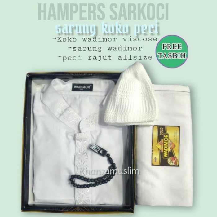 Paket Hampers Baju Koko Dan Sarung Wadimor Terbaru #Gratisongkir #Sale #Discount