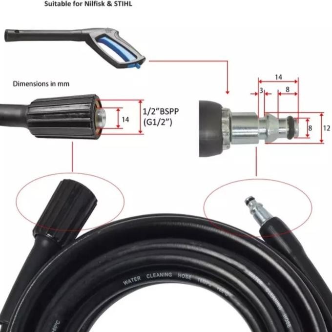 Selang 10 Meter Jet Cleaner Nilfisk Kualitas Bagus