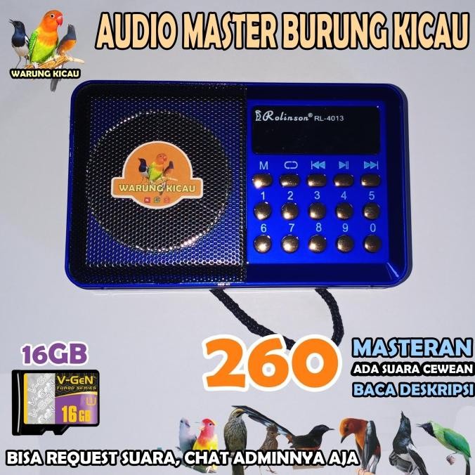 Masteran Burung Kicau Suara Burung Isian Jernih Murah Meriah