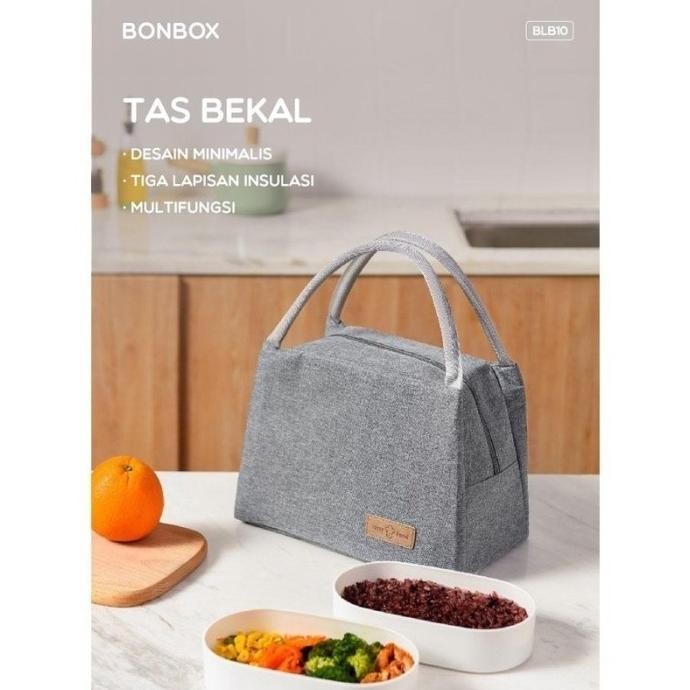 Samono Tas Bekal Makan Portable Tas Lunch Box Blb10 - Hitam