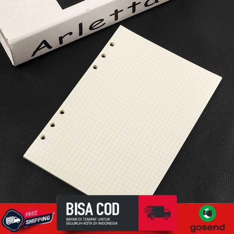 

Kertas Binder Loose Leaf Paper Refill 6 Lubang A5 80 Pages - MY5