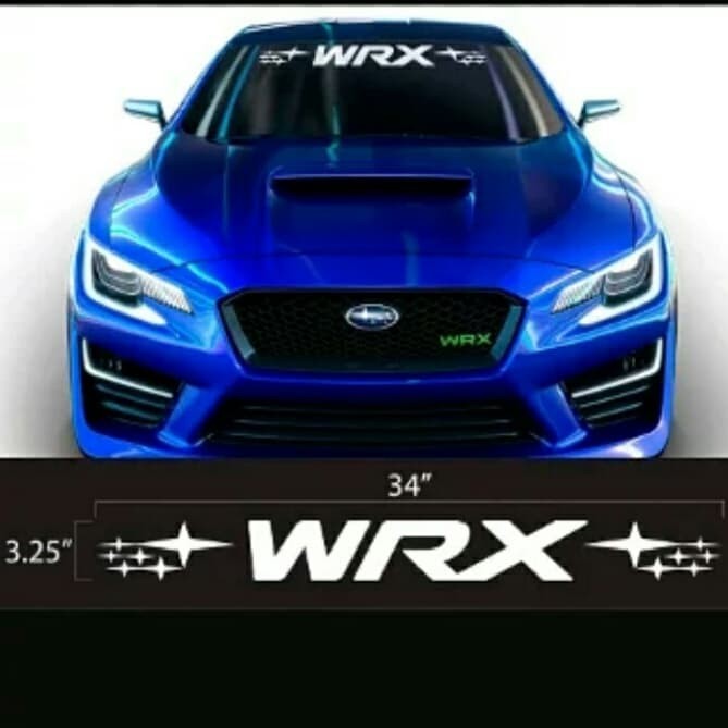 Stiker Wrx kaca Mobil Keren Tambah Keren Kaca Mobil Wrx