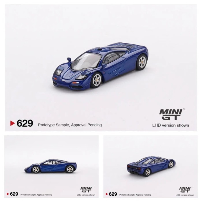 MiniGT McLaren F1 Cobalt Blue MGT 629 Mini GT Diecast