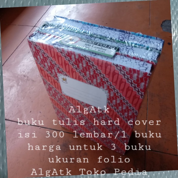

TERBARU Buku Folio Isi 300 Lembar. 1 Pack Isi 3 Buku. HOT SALE!