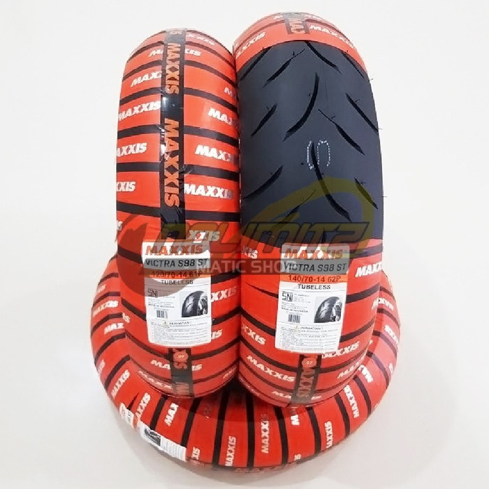 Ban Maxxis Victra Depan Belakang 120/70 - 14 & 140/70 - 14 Aerox 155