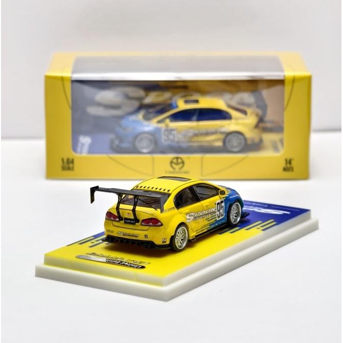 NEW PRODUK TIME MICRO HONDA CIVIC SPOON RACING TEAM #95 FD2 MUGEN TYPE R RACE EDITION LIMITED EDITIO