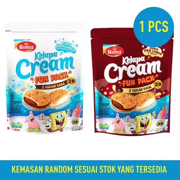 

ROMA KELAPA CREAM FUN PACK POUCH 285 GR