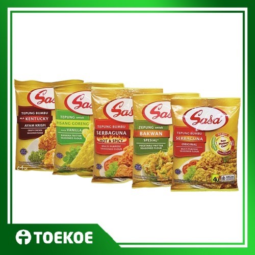

TOEKOE Sasa Tepung Bumbu All Varian 100gr 210gr