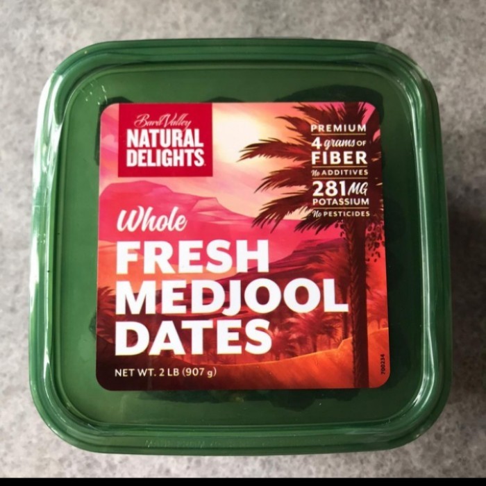 

kurma korma medjool natural delights California USA premium dataes 907