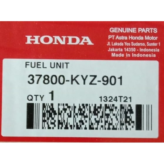 Fuel Unit Supra X 125 Helm In Karbu - Pelampung Bensin 37800Kyz901