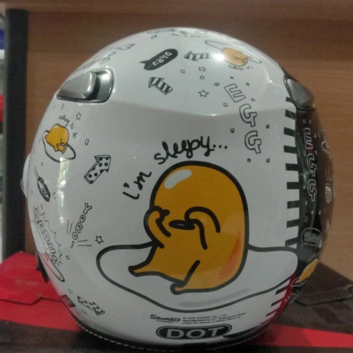 Helm Hallface Kyt Elsico Sanrio Gudetama