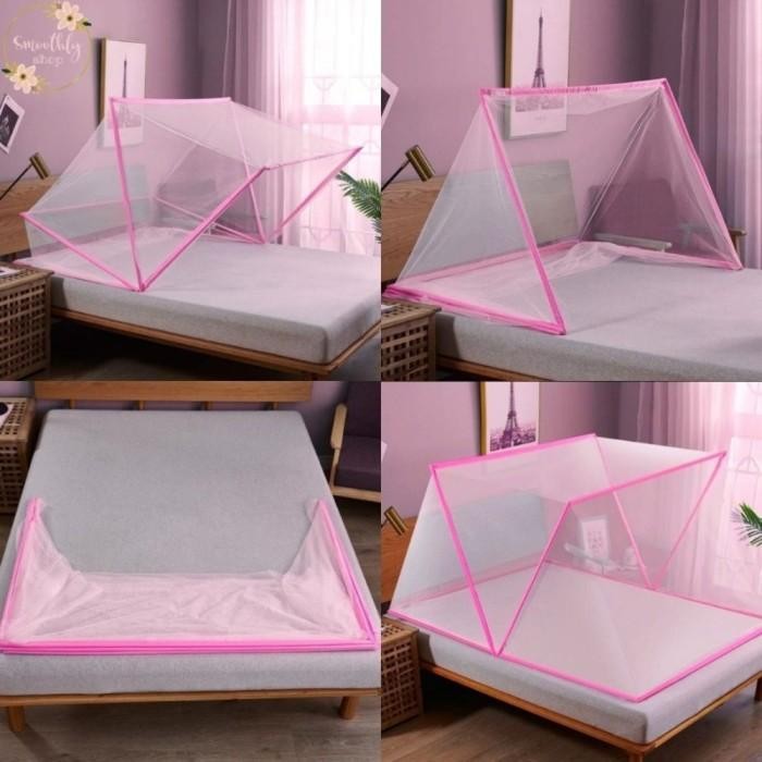 KELAMBU NYAMUK KOTAK LIPAT 180X190/KELAMBU LIPAT/KELAMBU KOTAK LIPAT