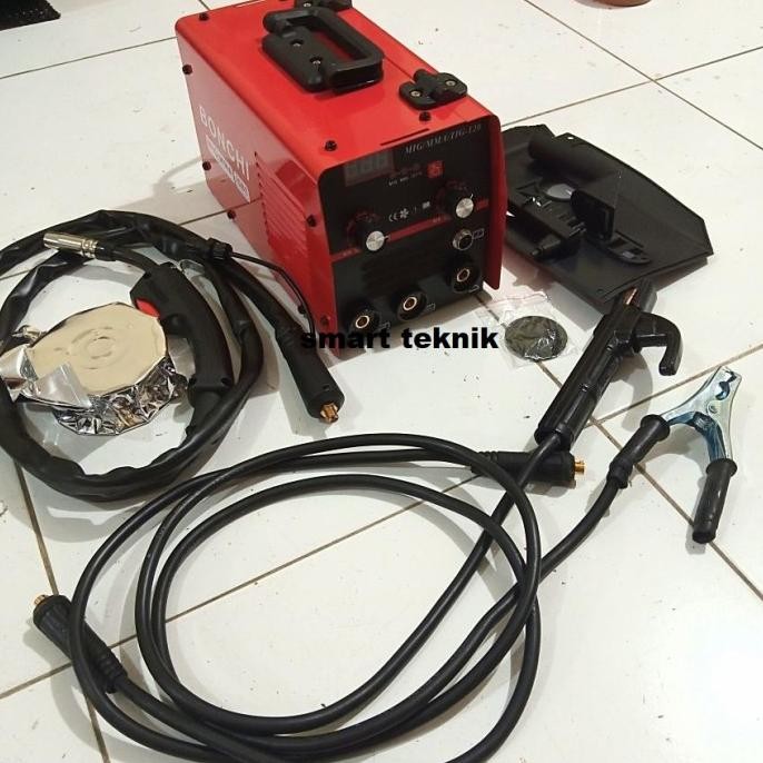 Mesin Las Mig 120 A Co2 Tanpa Gas Welding Migi Gasless Free Kacamata Original Dan Terpercaya
