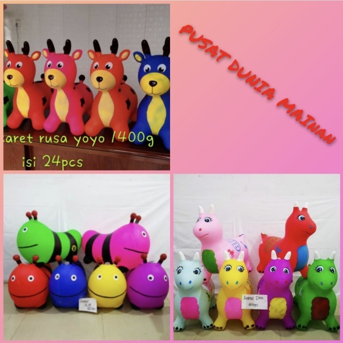 animal jumping ULAT,RUSA YOYO, DINO