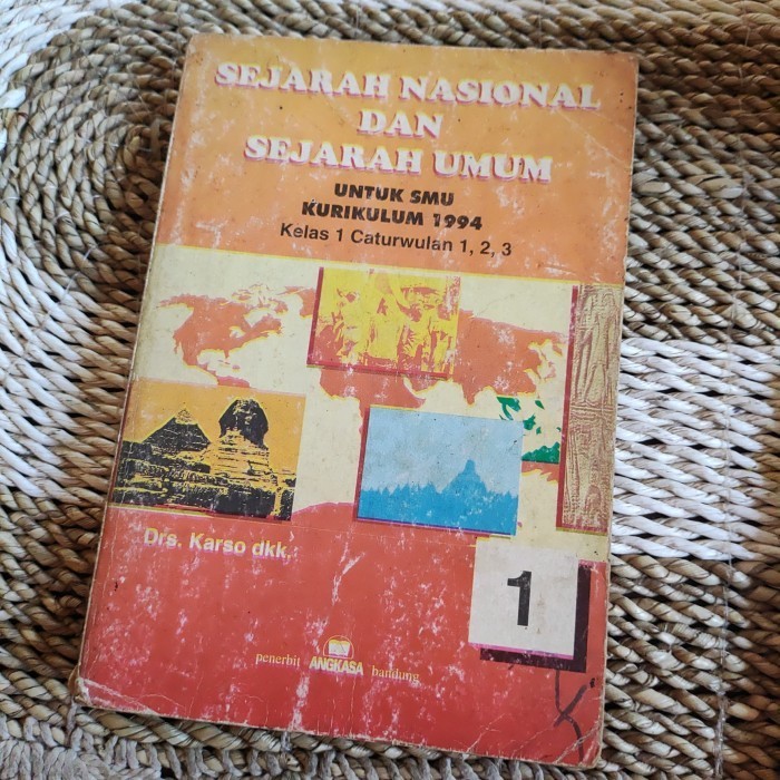 Buku SEJARAH NASIONAL DAN SEJARAH UMUM - KARSO  Original Preloved