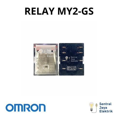 Promo RELAY MY2-GS 220VAC 7AMPERE OMRON ORIGINAL COD