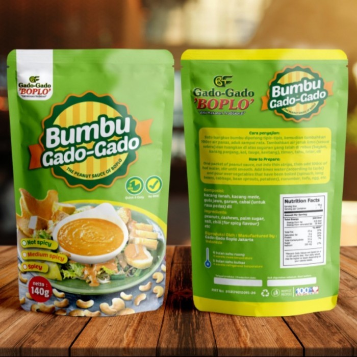 

SALE Bumbu Gado-Gado Boplo 120 gr