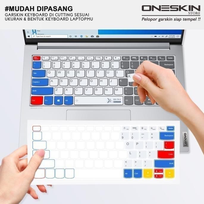 Produk Baru Garskin Stiker Sticker keyboard laptop Asus gambar custom katalog 22
