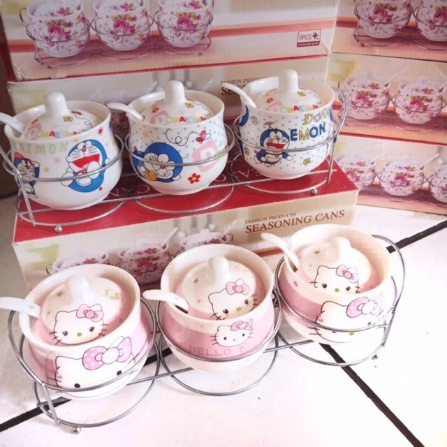 

BOOM SALE tempat bumbu keramik karakter