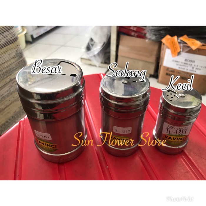 

SPECIAL Tempat Bumbu Merica /Shaker Stainless / KECIL
