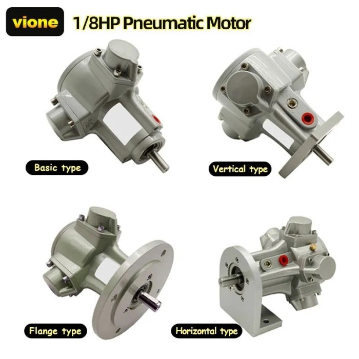 AIR MOTOR PNEUMATIC MOTOR 1 8HP MOTOR 1 6HP MOTOR 3 CYLINDER PISTON