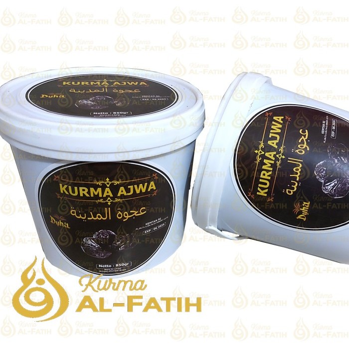 

Best Seller Kurma Ajwa Ember 850 Gram Kurma Ajwa Madinah Kemasan Premium Bucket