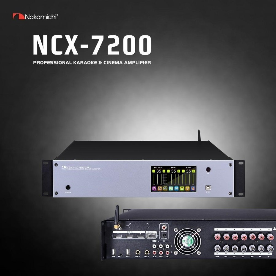 Nakamichi NCX 7200 NCX7200 Amplifier karaoke and home theater 7.1 ch