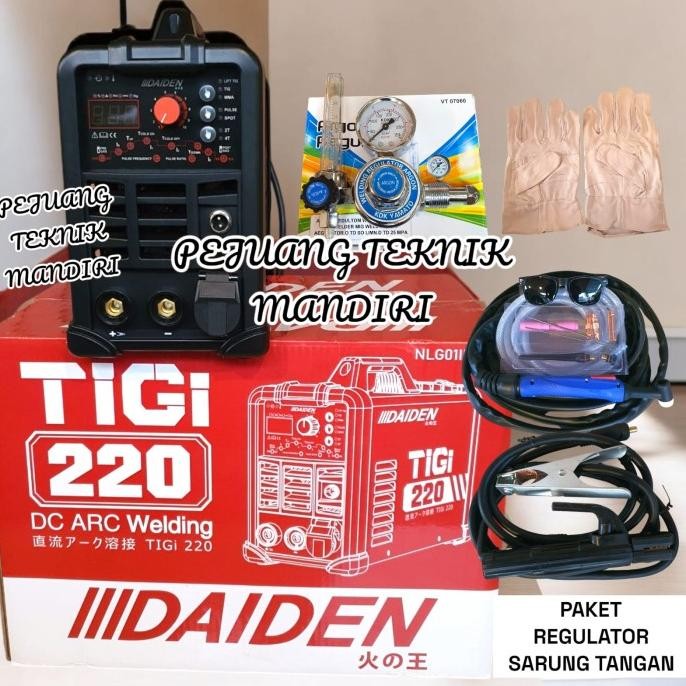 Promo MESIN LAS ARGON DAIDEN TIGI 200 / TRAFO LAS ARGON DAIDEN TIG 200 COD