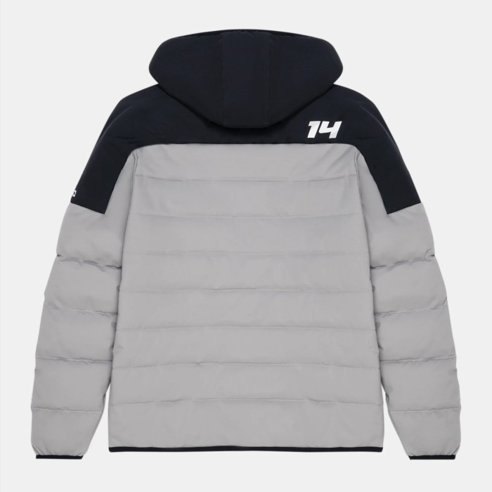 Aston Martin F1 2024 Kimoa Fernando Alonso Bicolor Puffy Patch Pockets Jacket. Jaket Pria Formula 1