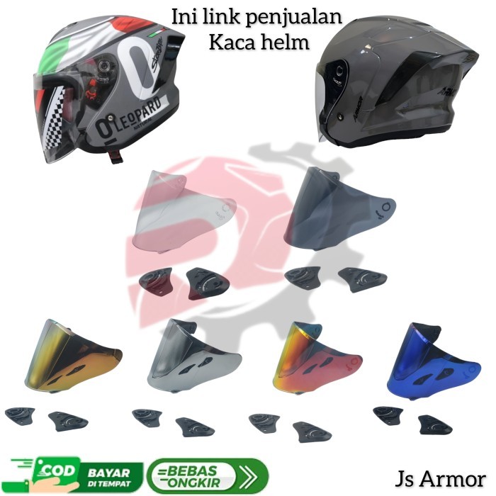 Kaca helm Jitsu Js Armor Visor helm Js Armor
