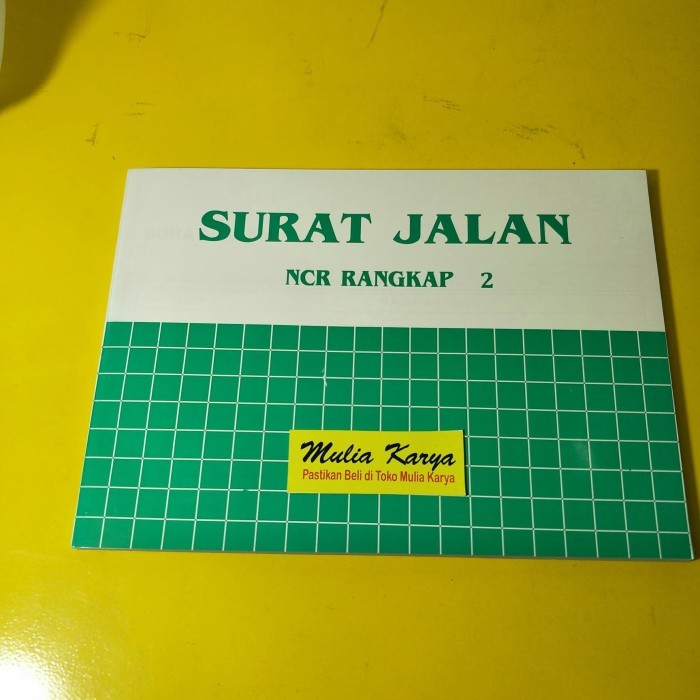 

TERBARU Buku Surat Jalan Rangkap 2 NCR Besar / Pak 10 buku