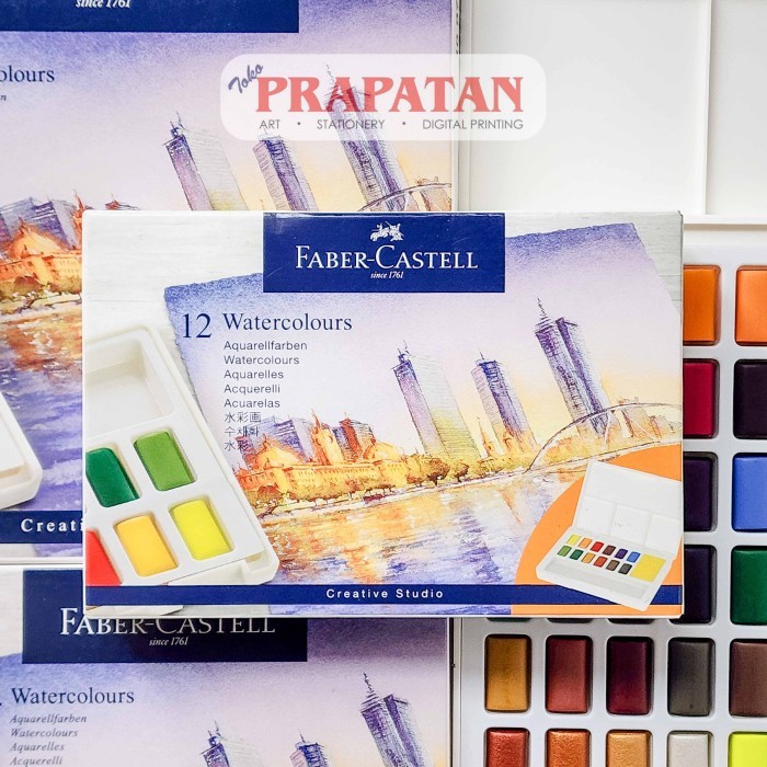

TERBARU Faber Castell Watercolor Set Block Cat Air Set Creative Studio BISA GOSEND!