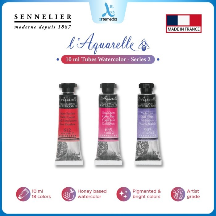 

TERBARU Sennelier L Aquarelle Watercolor Tube 10ml Series 2 Cat Air