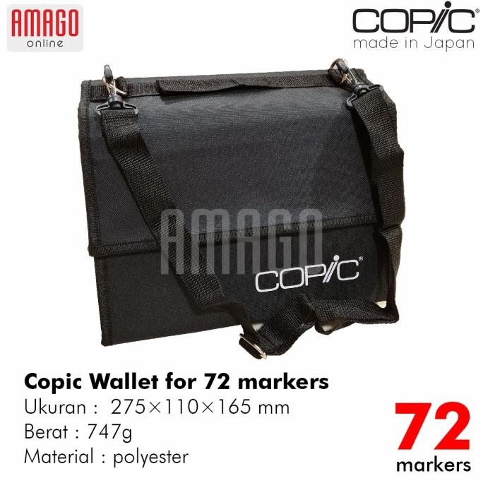 

Copic Wallet Bag Case 72 markers - Tas Copic isi 72