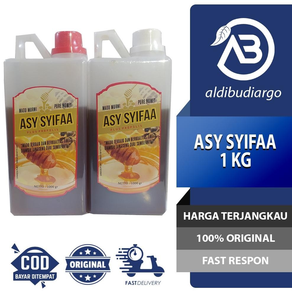 

MADU MURNI PURE HONEY ASY SYIFAA 1 KG MADU ASYIFA MADU KALIMANTAN ASY SYIFAA