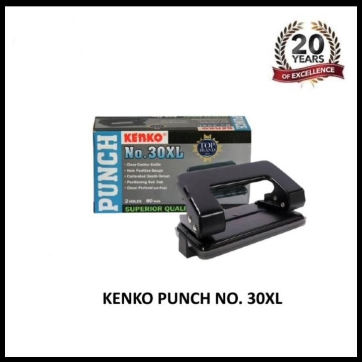 

KENKO PUNCH 30XL 30 XL Pembolong Kertas 2 Lubang 80mm Superior Quality