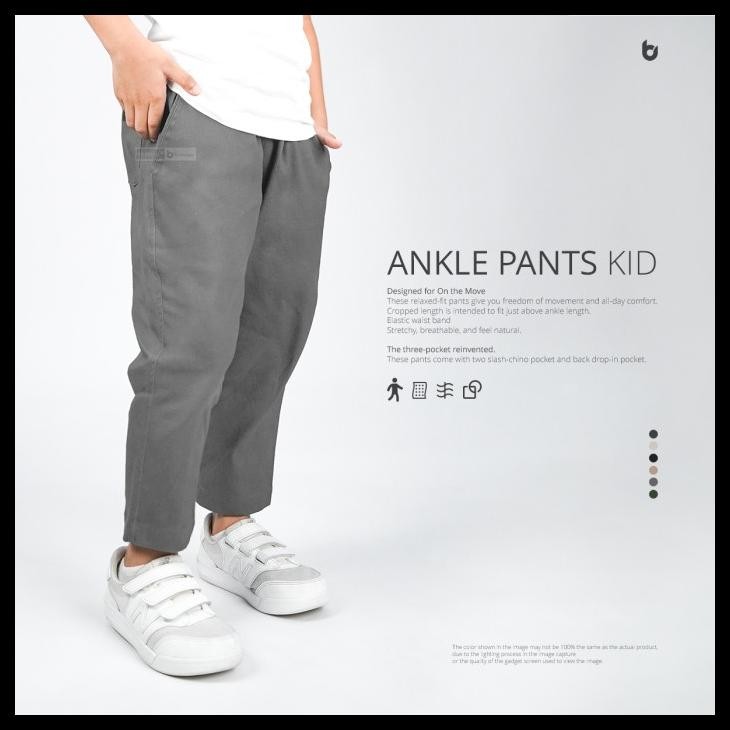 terbaru (xl-xxl) ankle pants kids bunayya clothing celana sirwal anak stretch promo