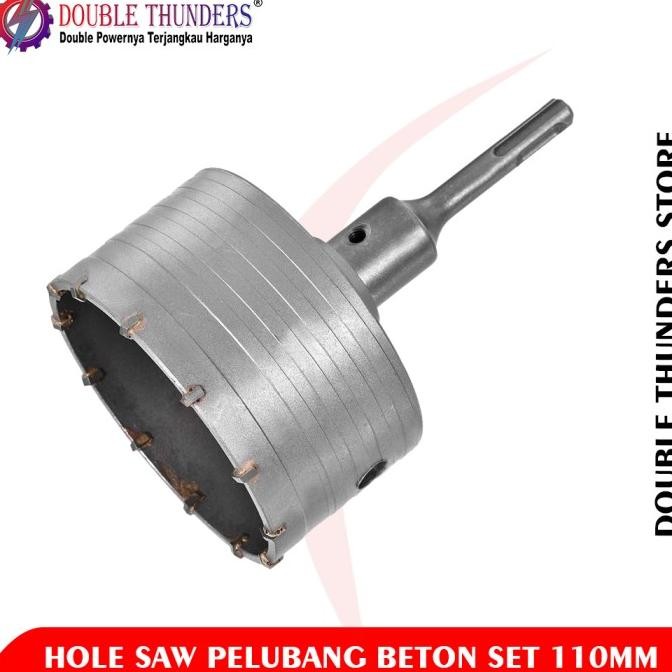 DT Hole Saw Beton Set 110MM / Hole Saw Pelubang Beton Set