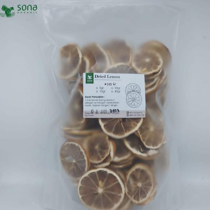 

SALE! DRIED LEMON 100GR - SLICE JERUK LEMON KERING IRIS - SONA