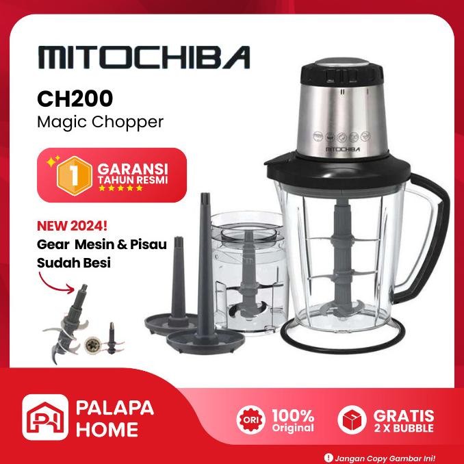 Mitochiba Chopper Ch 200 Choper Mito Ch200 Coper Blender Daging Bumbu