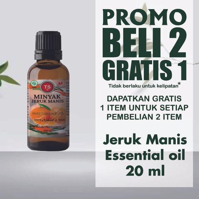 

SALE! MINYAK JERUK MANIS / SWEET ORANGE OIL TSBALI / ESSENTIAL OIL 20ML