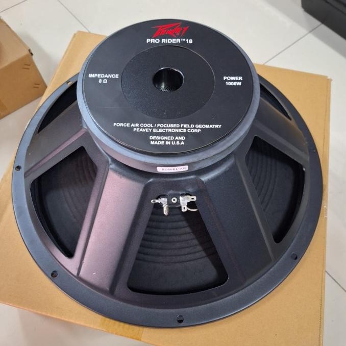 

SALE! SPEAKER KOMPONEN PEAVEY PRO RIDER 18INCH 1000WAT KULIT JERUK