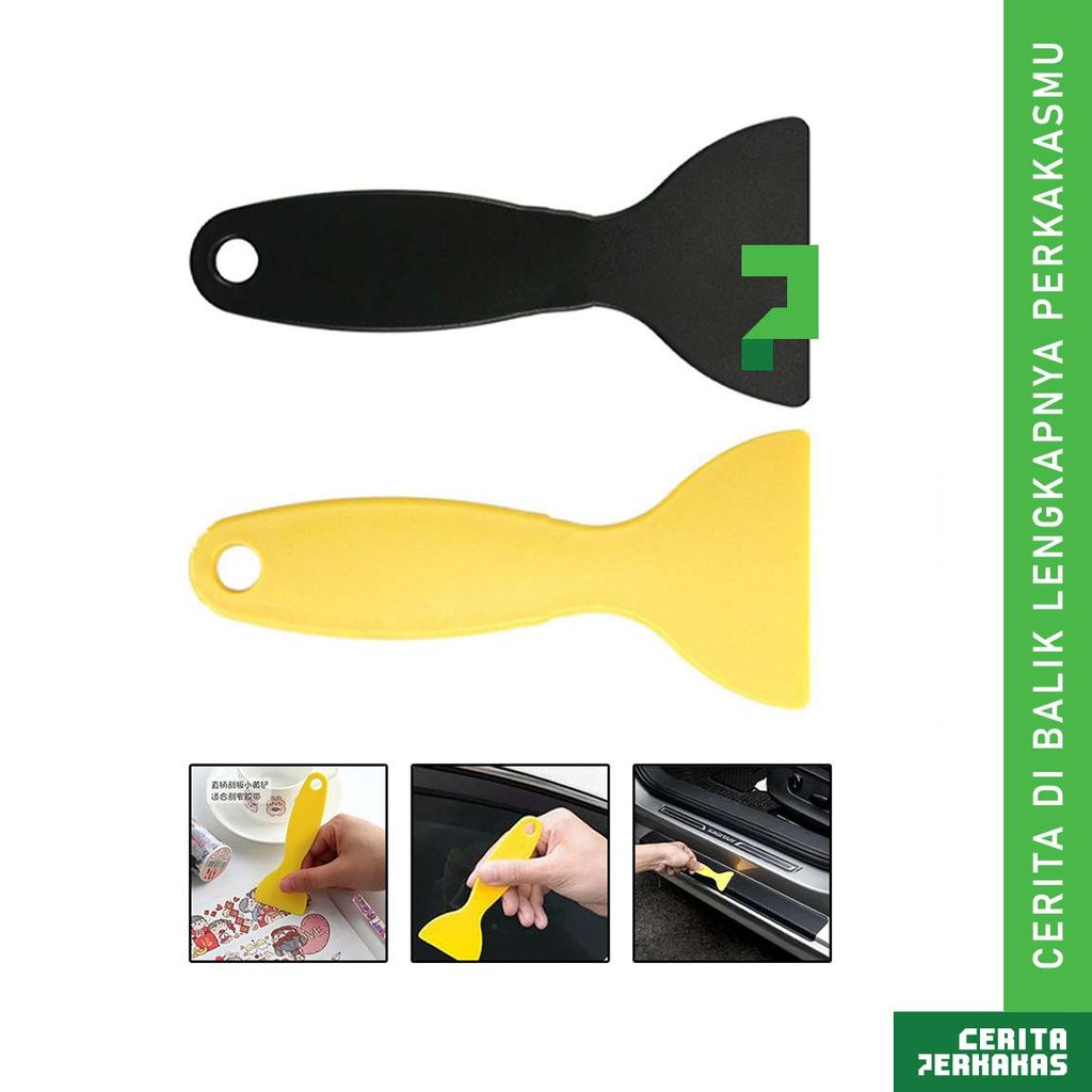 Alat Scraper Pasang Stiker CP / Scaper Kape B Rakel Kaca Film Lem Wall Decal Wallpaper Sticker Mobil