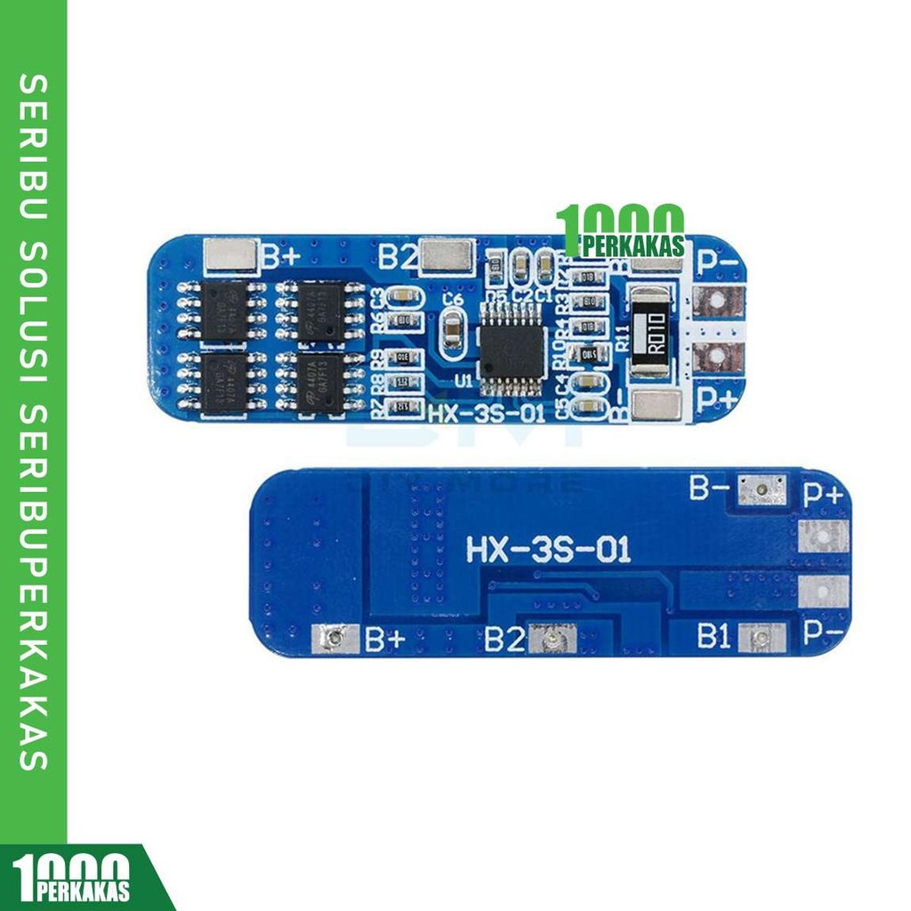 1P Indikator Modul Kapasitas Baterai 1S 2S 3S 4S 6S / Lithium Battery Capacity Indicator LED Li-Ion