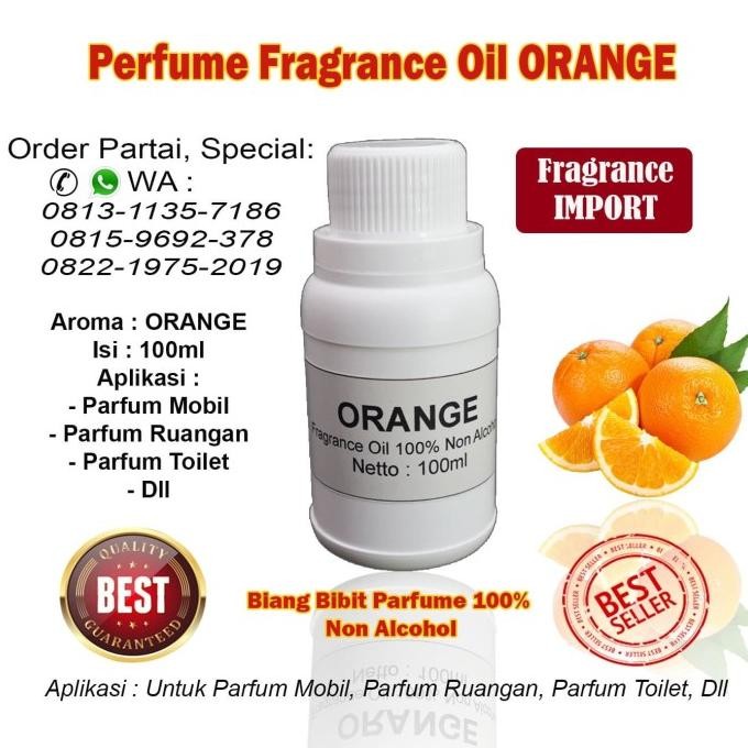 

SALE! BIBIT BIANG PARFUM AROMA ORANGE ISI 100ML / PENGHARUM ORANGE / JERUK