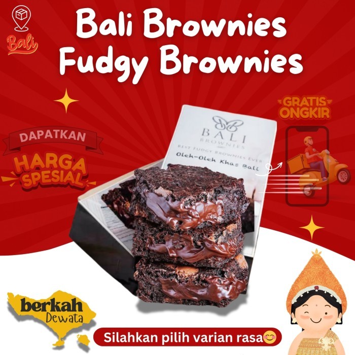 

Bali Brownies Oleh Oleh Khas Bali Fudgy Brownies Bali