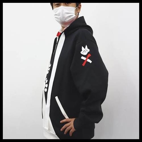 terbaru ookami mio hololive casual hoodie jaket jacket mantel cosplayer cosplay anime games promo