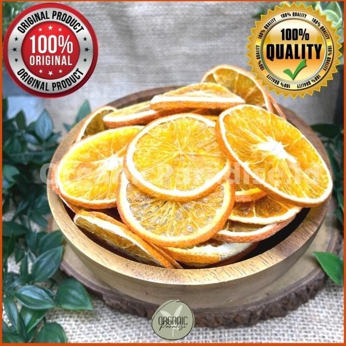 

SALE! DRIED ORANGE NAVEL SLICE / JERUK NAVEL KERING IRIS FRESH 500 GRAM