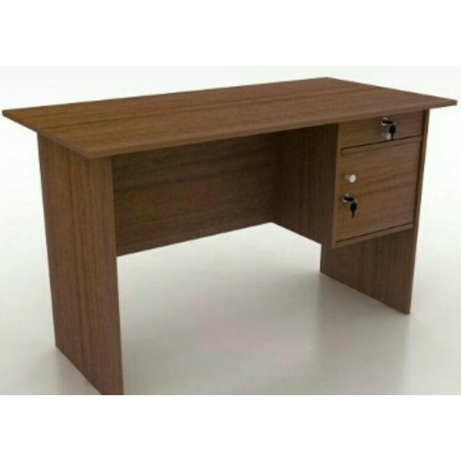Meja Kerja Kantor Ketik Tulis Kayu 1/2 Biro Panjang 120 Cm Bandung